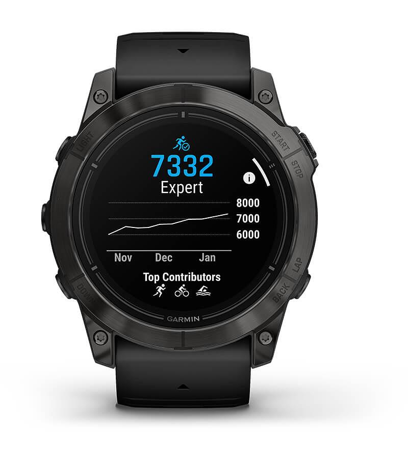 Garmin Epix Pro Gen 2 Sapphire-Carbon Gray Dlc Ti W/Black Band-51Mm