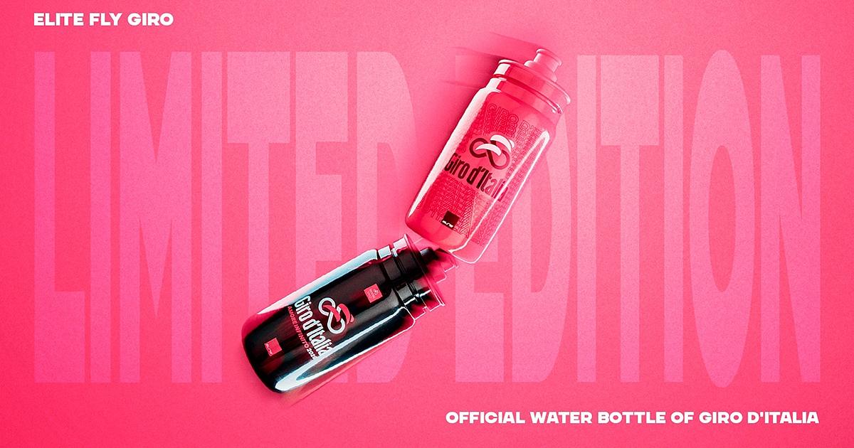 Elite Fly Giro D Italia Black Map 550ml