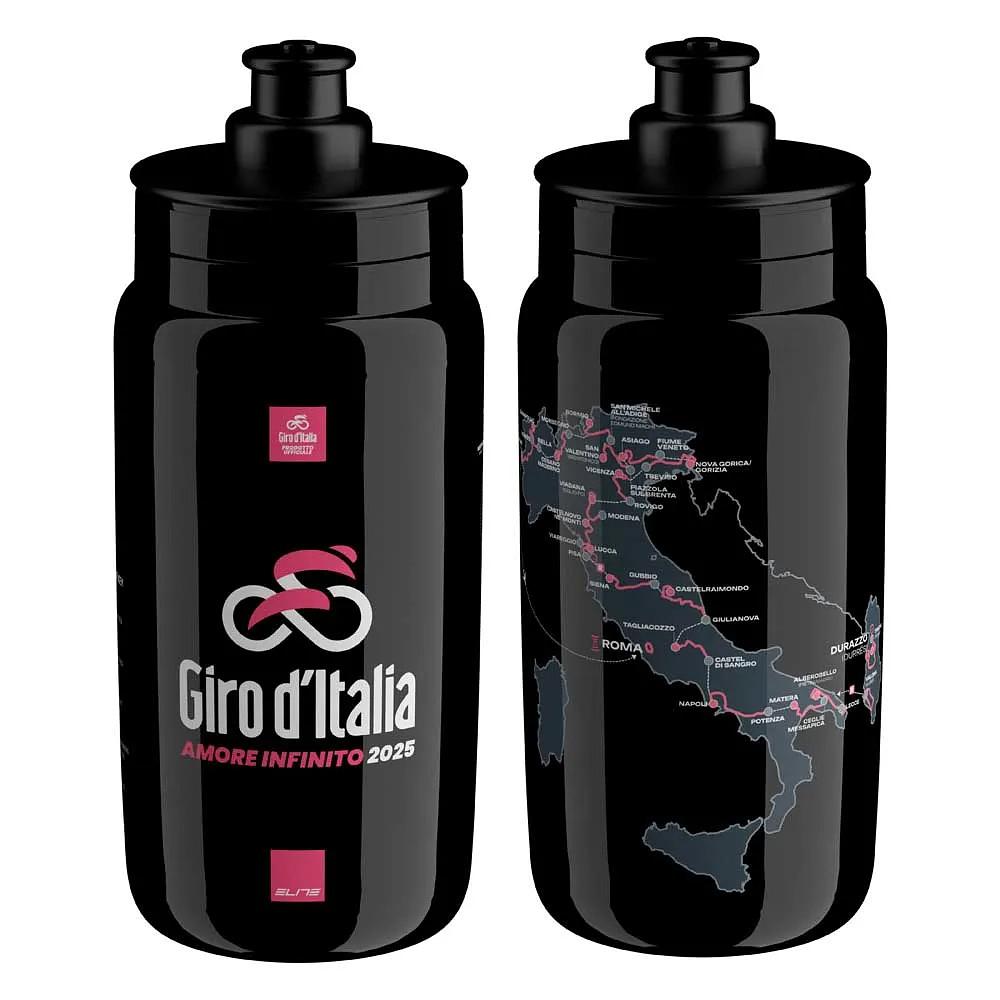 Elite Fly Giro D Italia Black Map 550ml