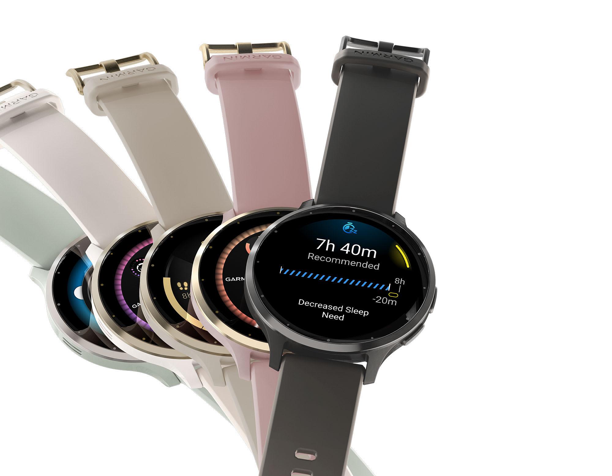 Garmin Venu 3S- Cream Gold Dust Rose