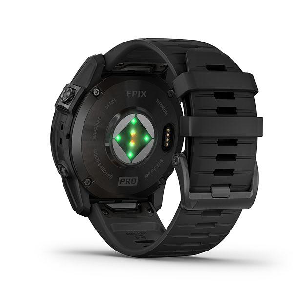 Garmin Epix Pro Gen 2 Sapphire-Carbon Gray Dlc Ti W/Black Band-51Mm