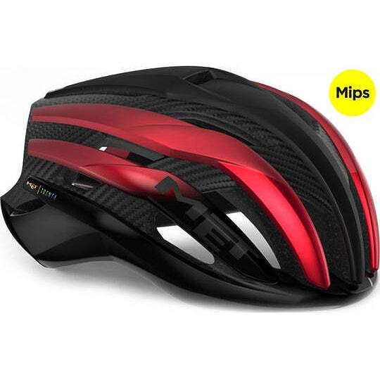 TRENTA 3K CARBON MIPS CE BLACK RED METAL MATT GL M (3HM146CE00MRN1)