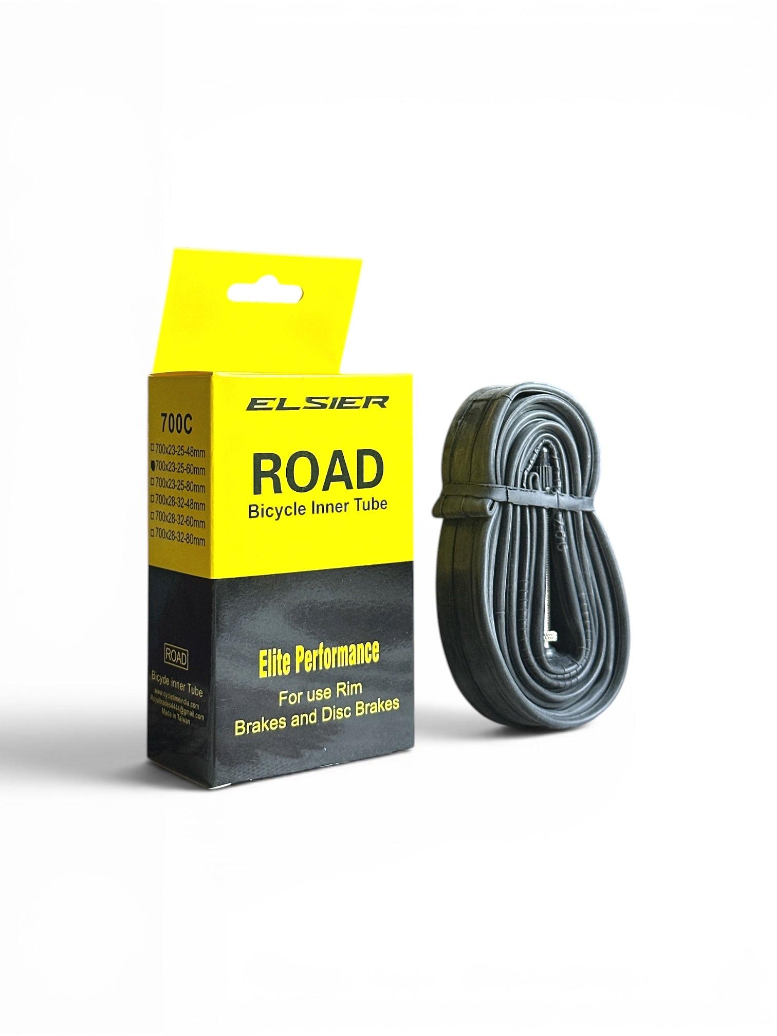 Elsier Road Bicycle Inner Tube (700 X 23-25-80 MM)