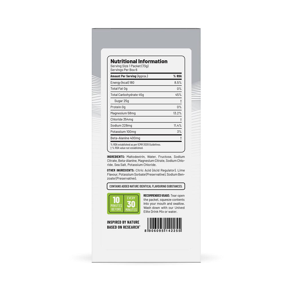 UNIVED Elite Gel 180 (Cocoa Sea Salt / Box of 6)